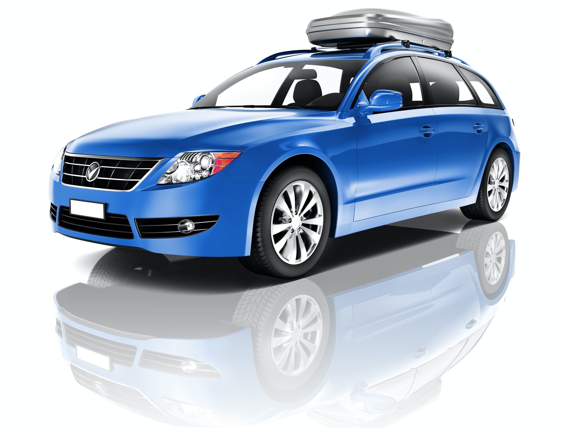 three-dimensional-image-of-a-blue-car